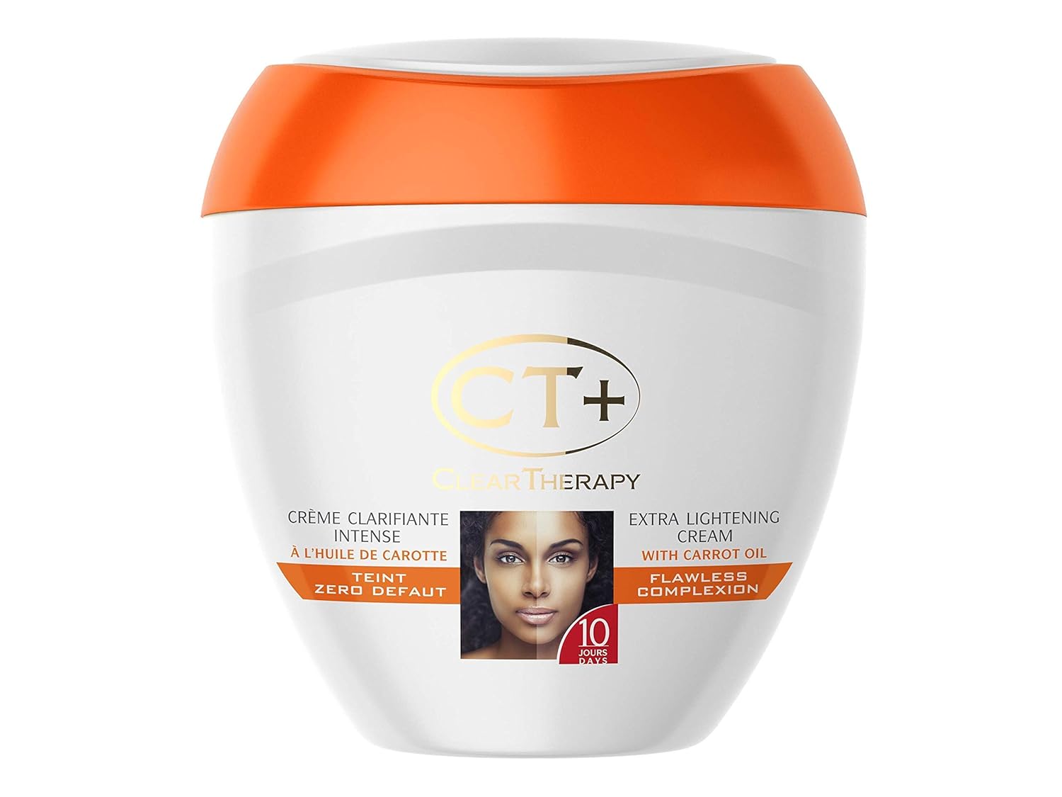 CT + Clear Therapy Extra lightening Cream with Carrot Oil - 400 ML