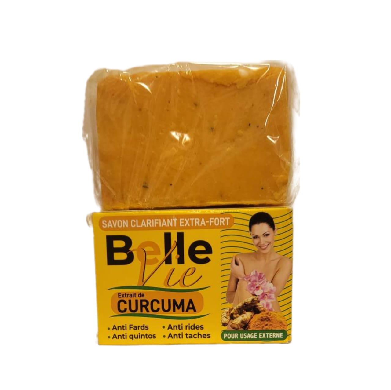 Belle Vie Extrait De Curcuma Savon Clarifiant Extra-Fort