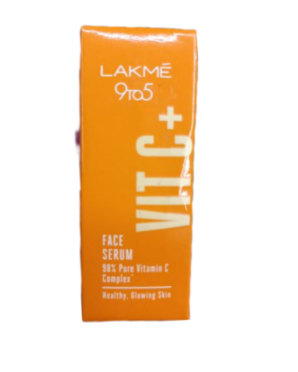 Lakme 9To5 VIT C+ Face Serum 98% Pure Vitamin C Complex