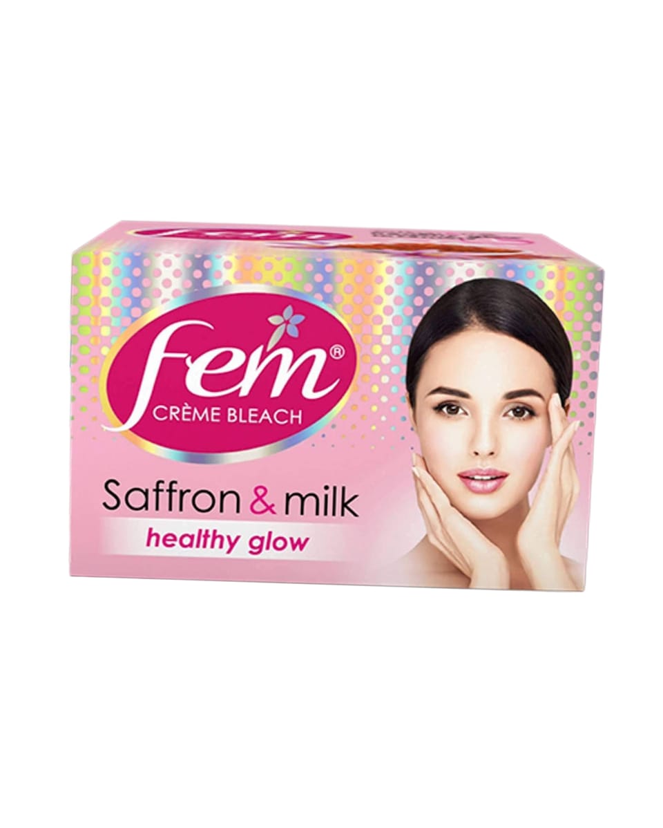 Fem Cream Bleach Saffron & Milk Healthy Glow