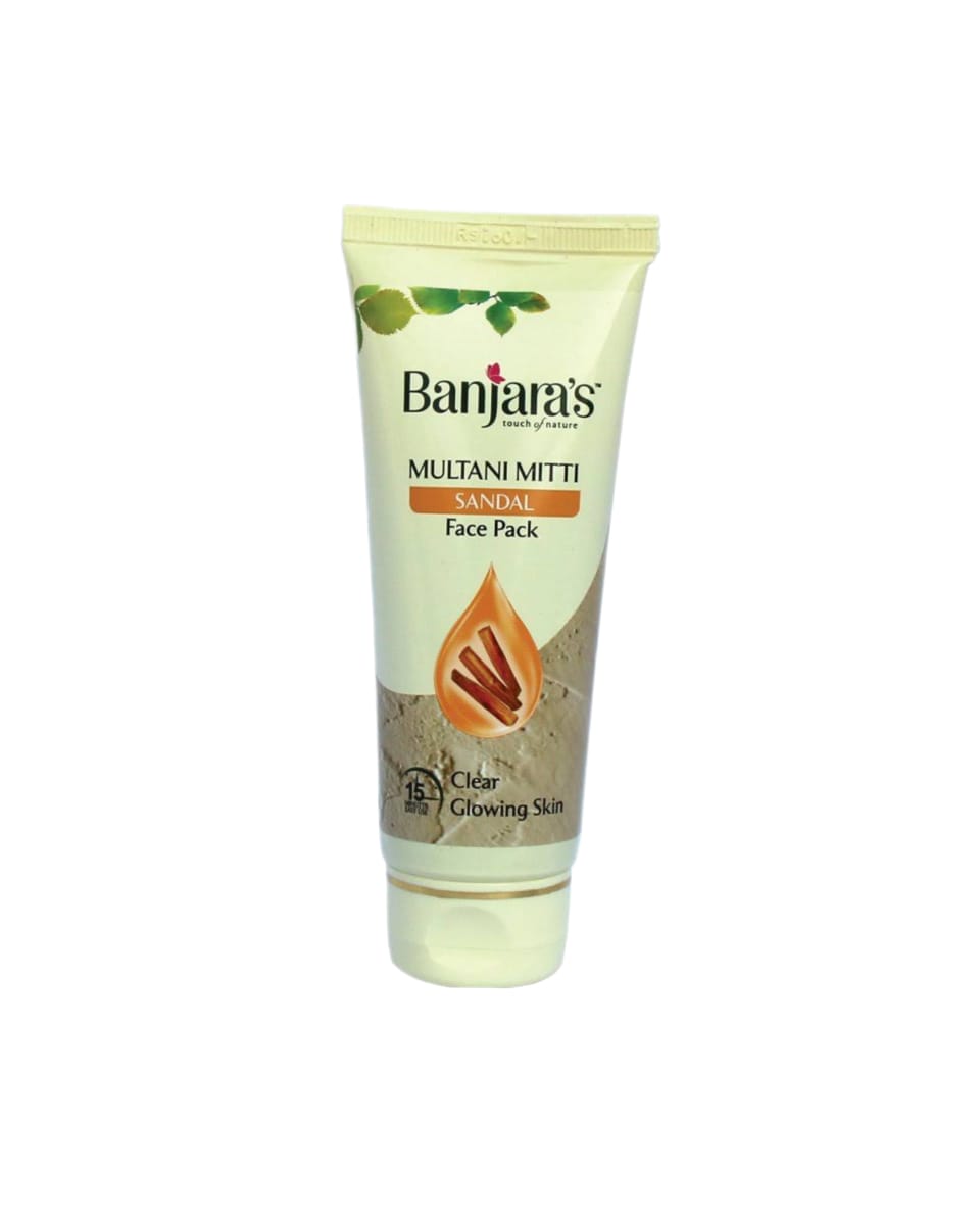 Banjaras Multani Mitti Sandal Face Pack