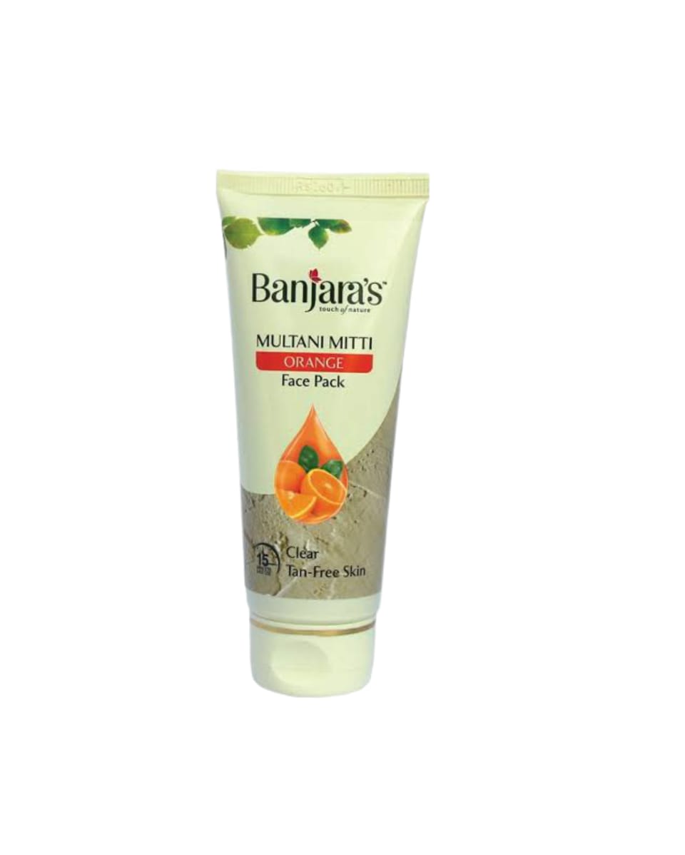 Banjaras Multani Mitti Orange Face Pack