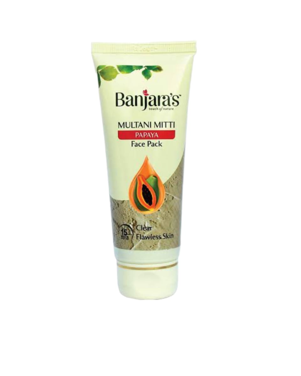 Banjaras Multani Mitti Papaya Face Pack