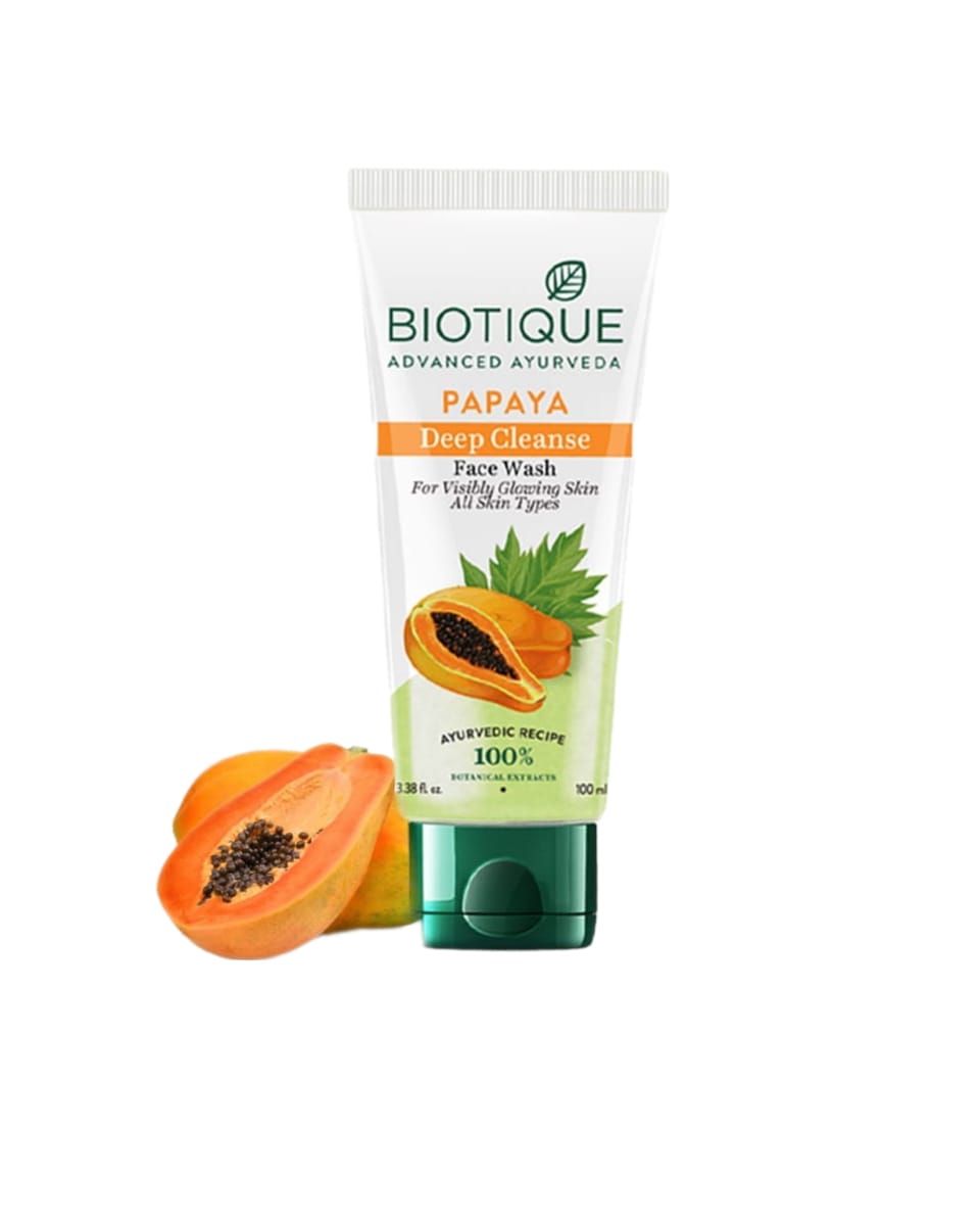 Biotique Advancesd Ayurveda Papaya Deep Cleanse Face Wash