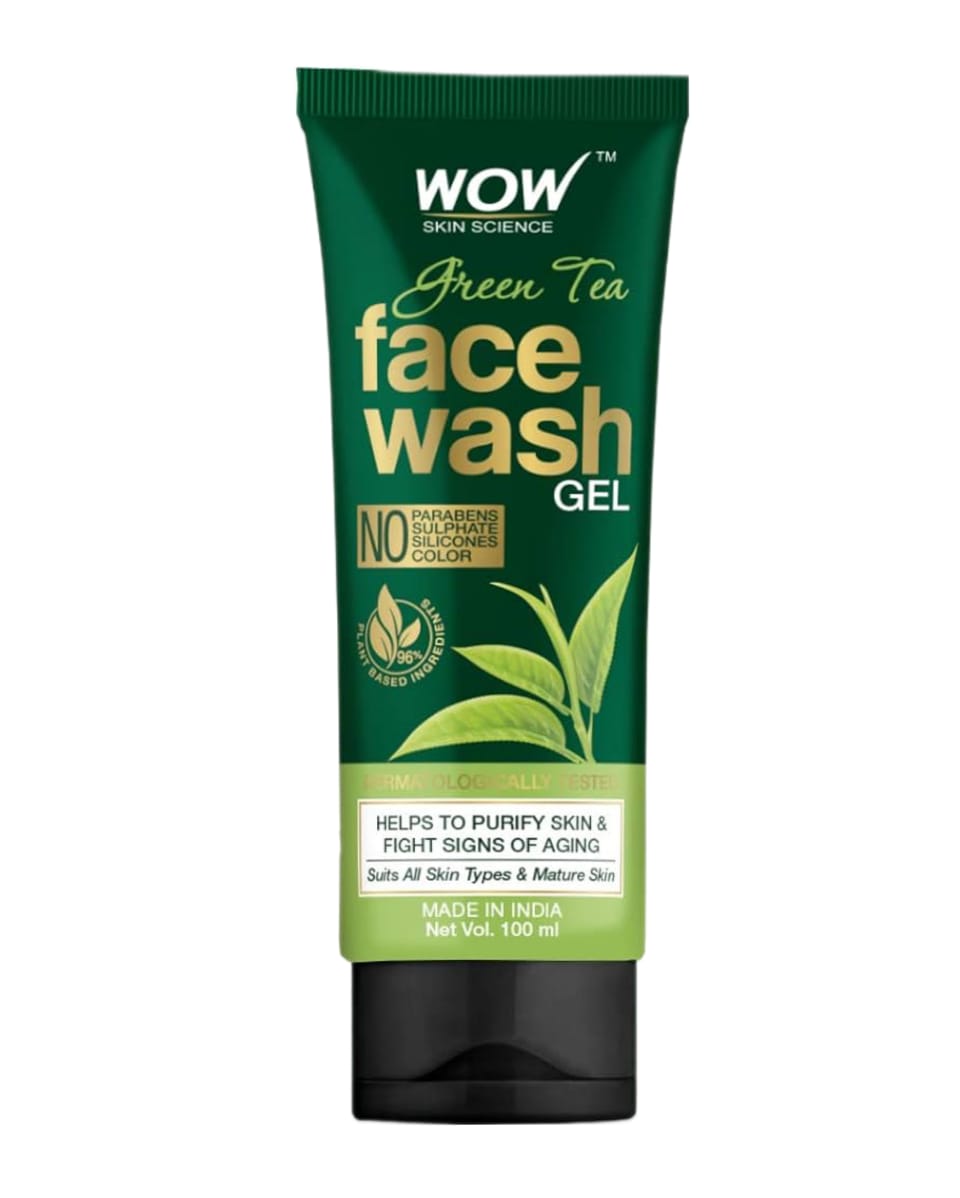 Wow Skin Science Green Tea Face Wash Gel