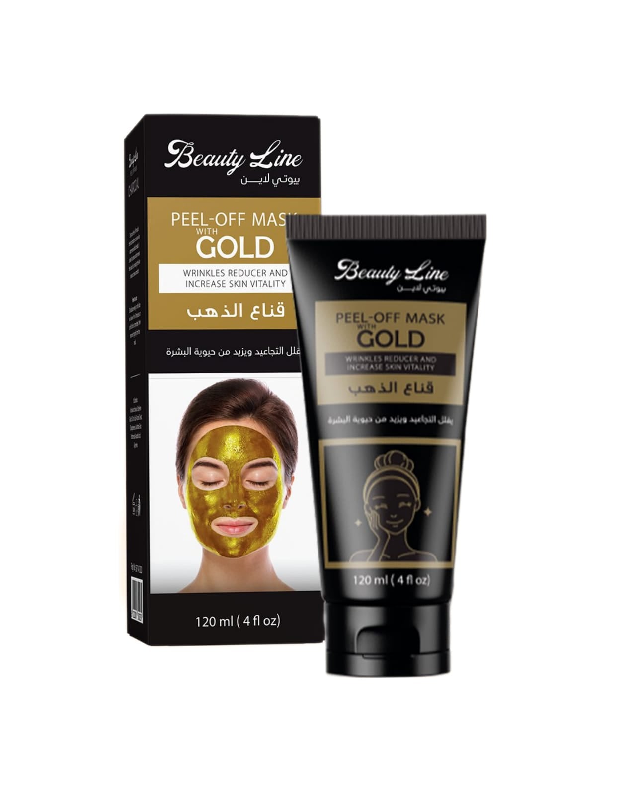 Beauty Line Peel-Off Mask Gold