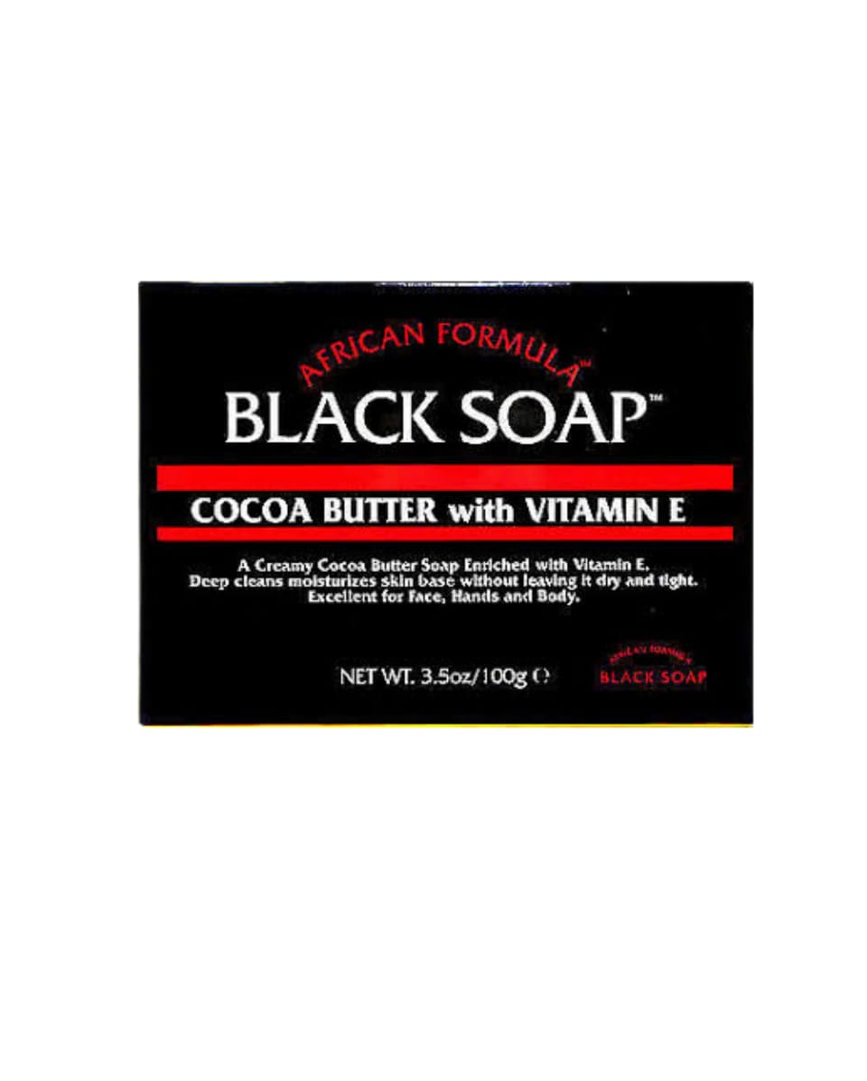 African Formula Black Soap Cocoa Butter With Vitamin E