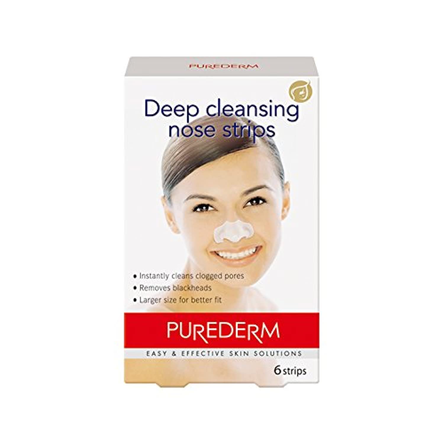 Purederm Deep Cleansing Nose Pore Strips (contains 6 strips)