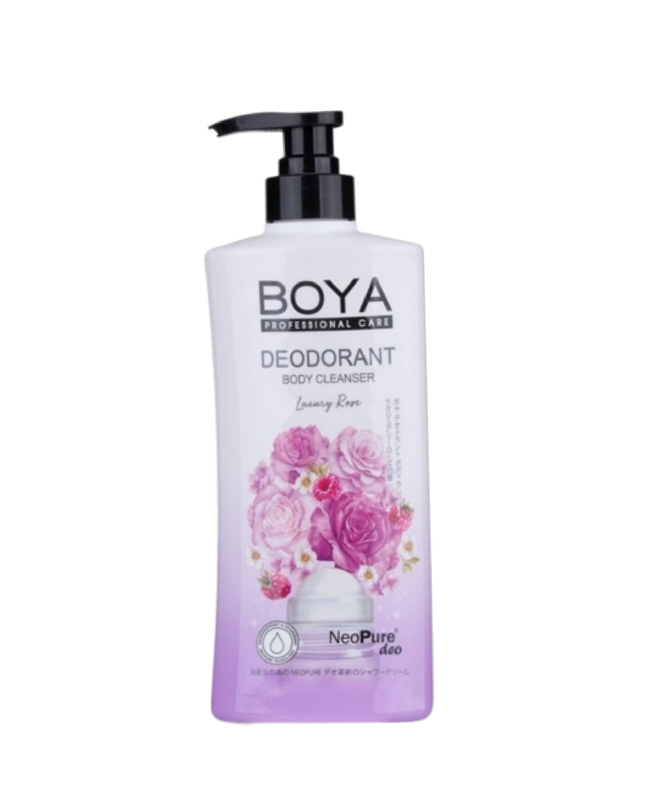 Boya Professional Care Deodorant Body Cleanser Luxary Rose