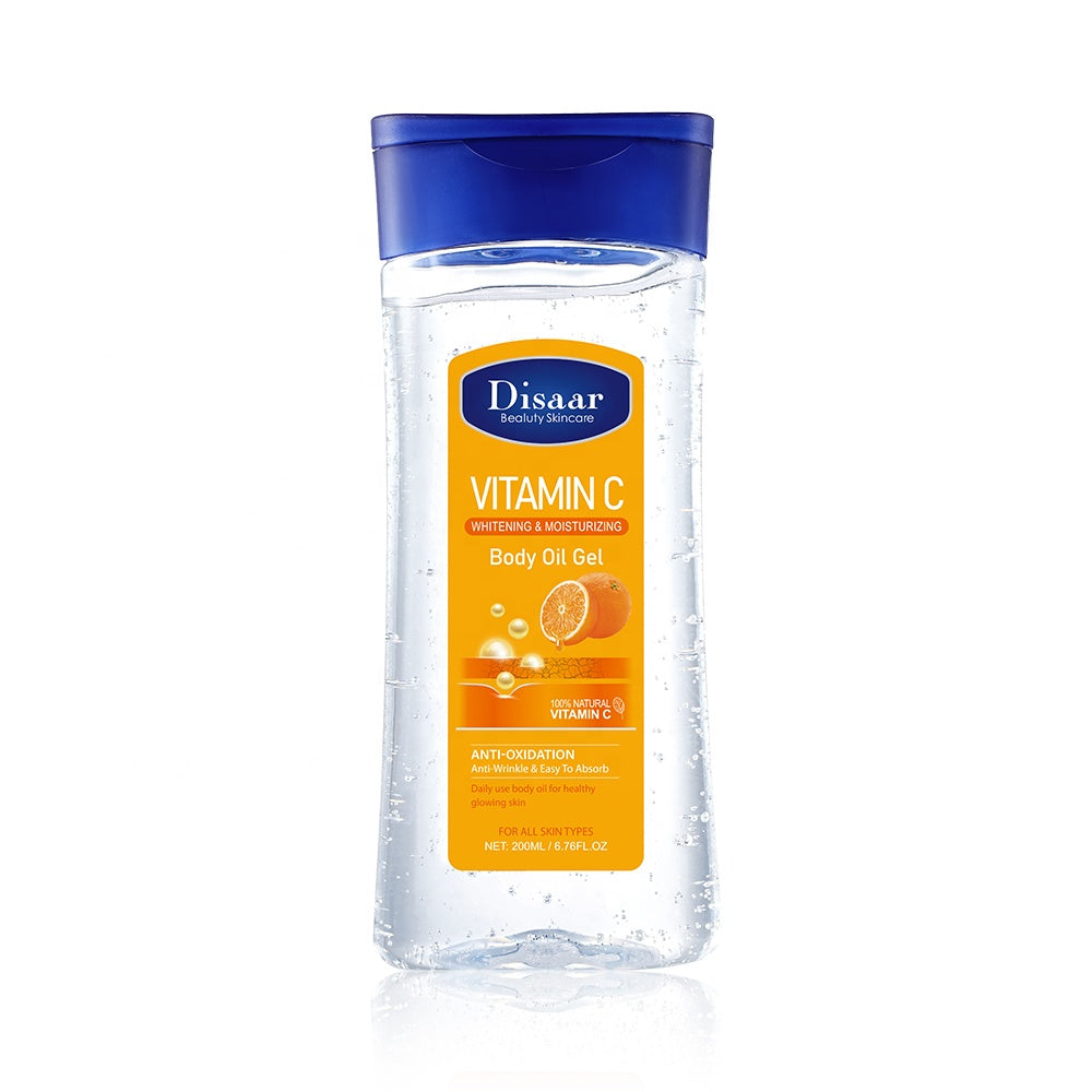 Disaar Beauty Skincare Vitamin C Whitening & Moisturizing Body Oil Gel