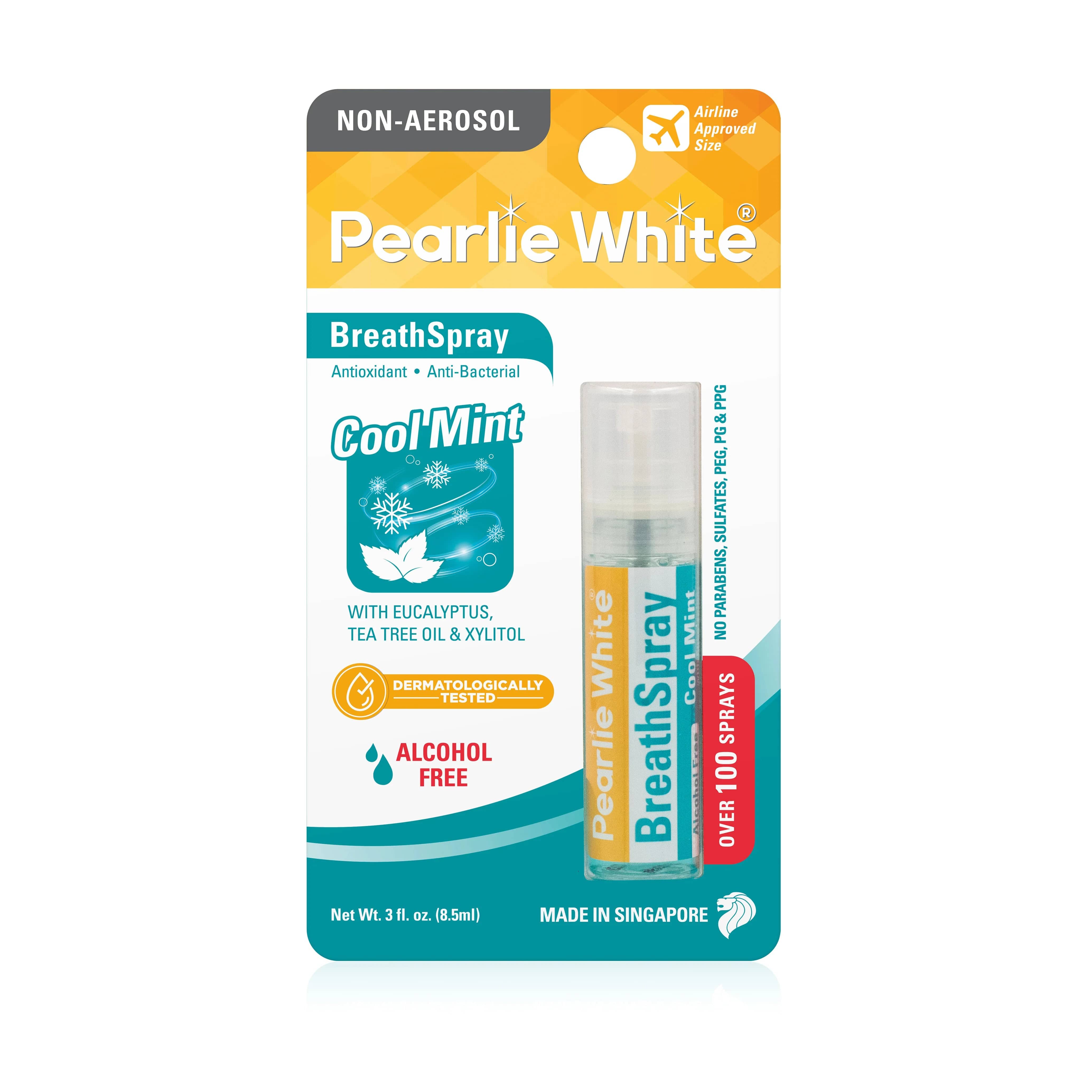 Pearlie White Breath Spray Cool Mint