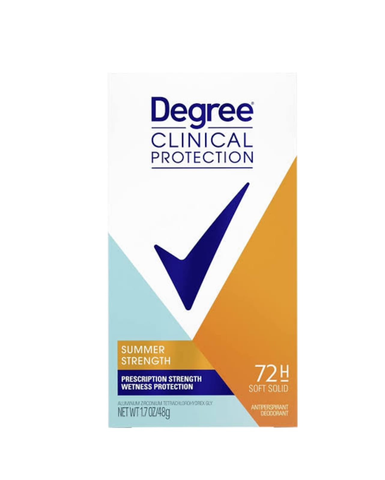 Degree Clinical Protection Summer Strength 72H Soft Solid