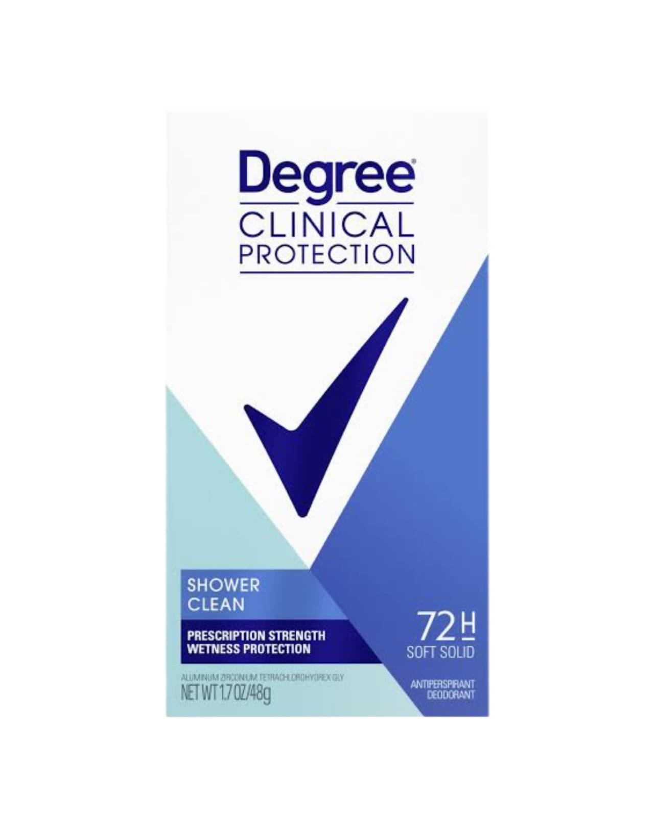 Degree Clinical Protection Shower Clean 72H Soft Solid