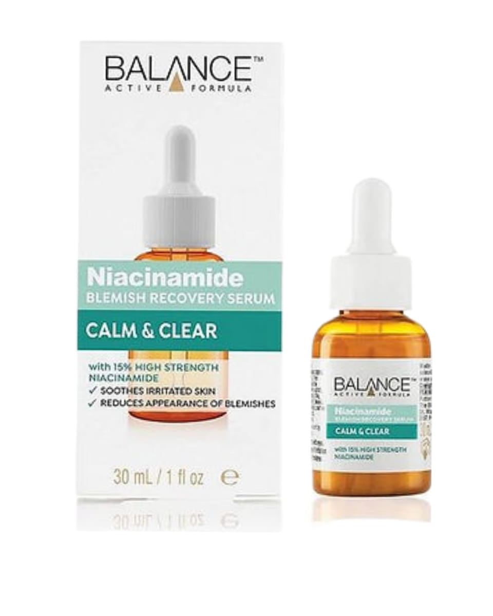 Balance Active Formula Niacinamide Blemish Recovery Serum Calm & Clear 30ml