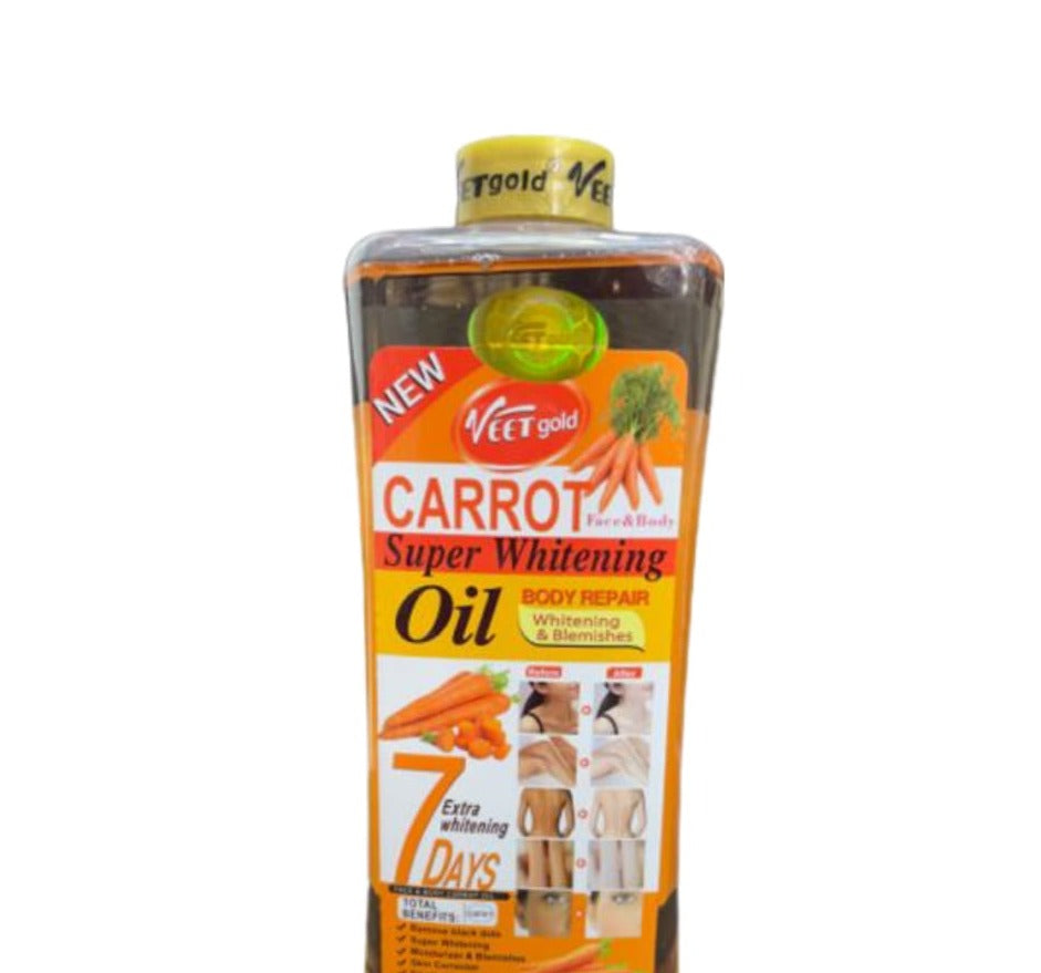 Veet Gold Carrot Super Whitening Oil 300ml