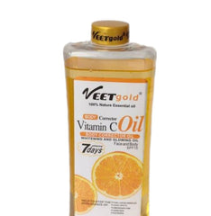 Veet Gold Body Corrector Vitamin C Oil Whitening and Glowing Oil SPF 15