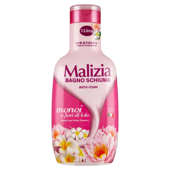 Malizia Bath Foam Monoi and Lotus Flowers