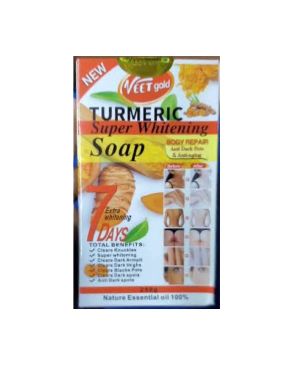Veet Gold Turmeric Super Whitening Soap