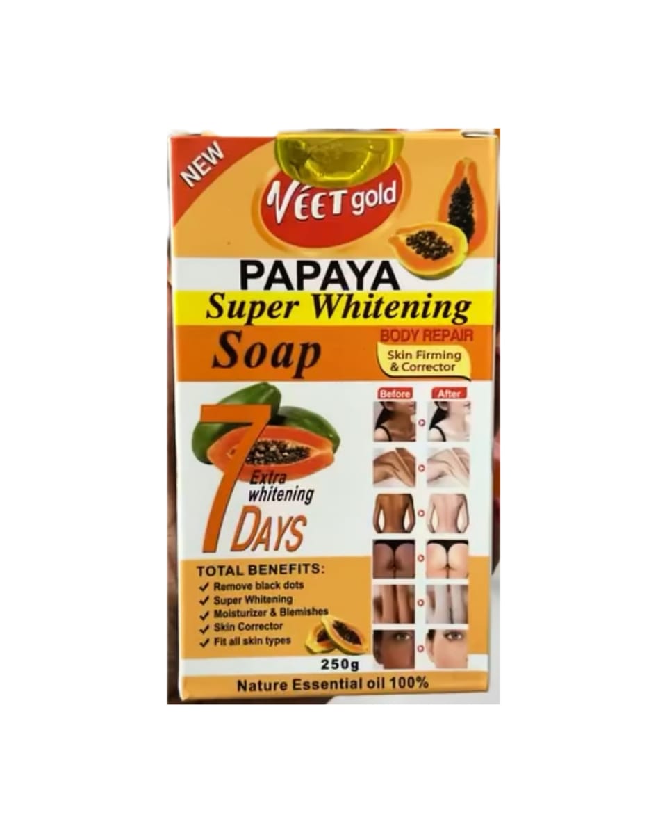 Veet Gold Papaya Super Whitening Soap