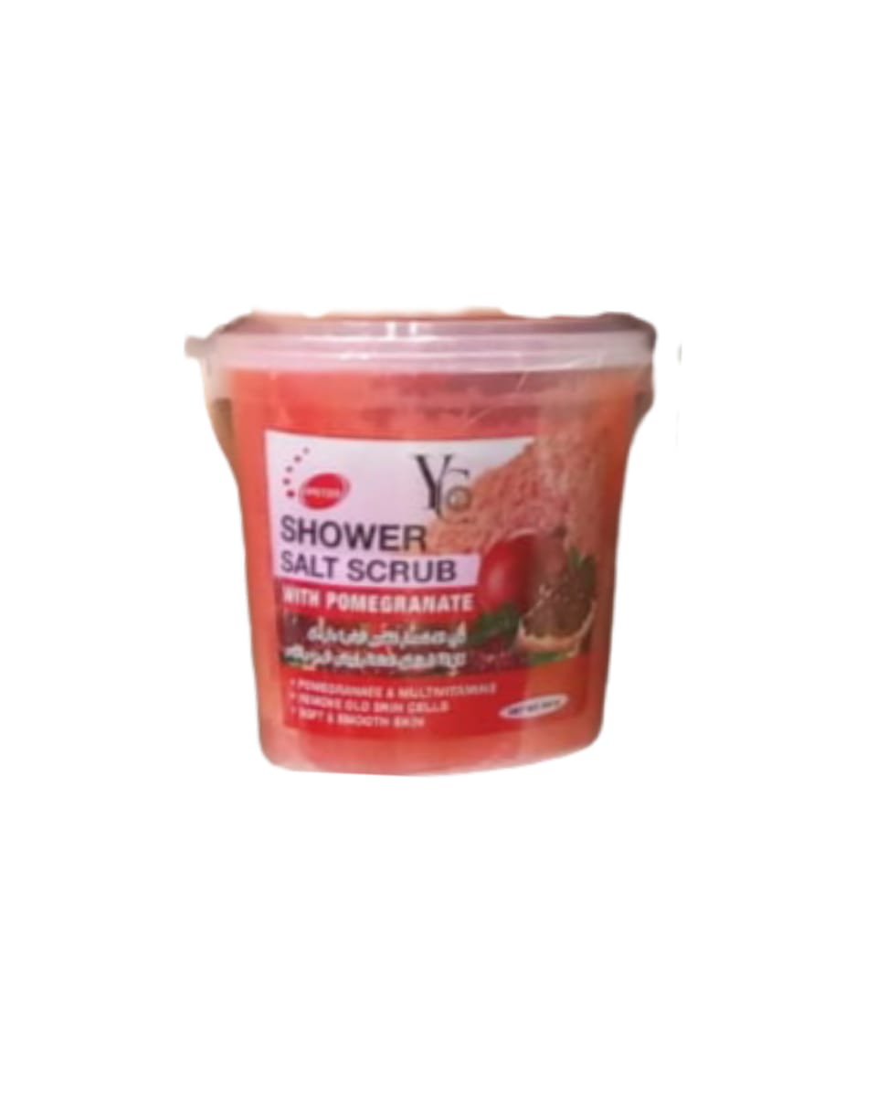 YC Shower Salt Scrub With Pomegranate