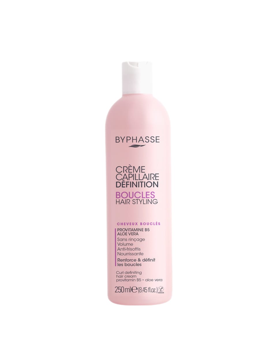 Byphasse Creme Capillaire Definintion Boucles Hair Styling Cheveux Boucles Provitamin B5 Aloe Vera 250ml