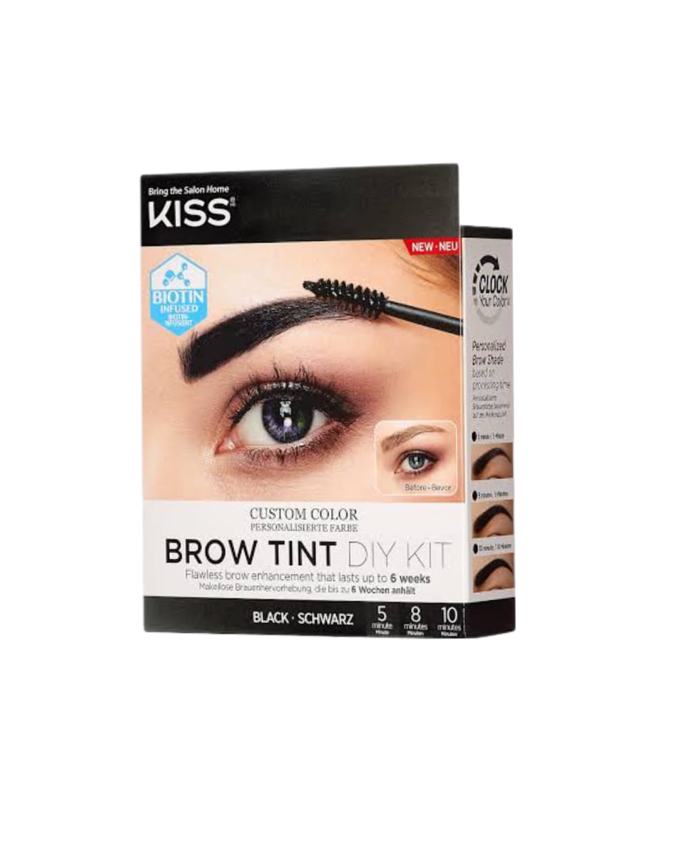 Kiss Brow Tint Diy Kit Black