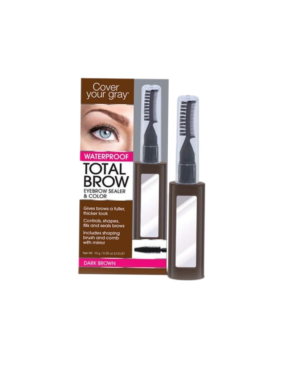 Cover Your Gray Total Brow Eyebrow Sealer& Color Dark Brown