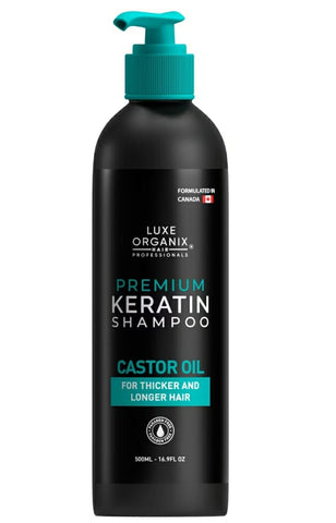 Luxe Organix Premium Keratin Shampoo Castor Oil 500ml