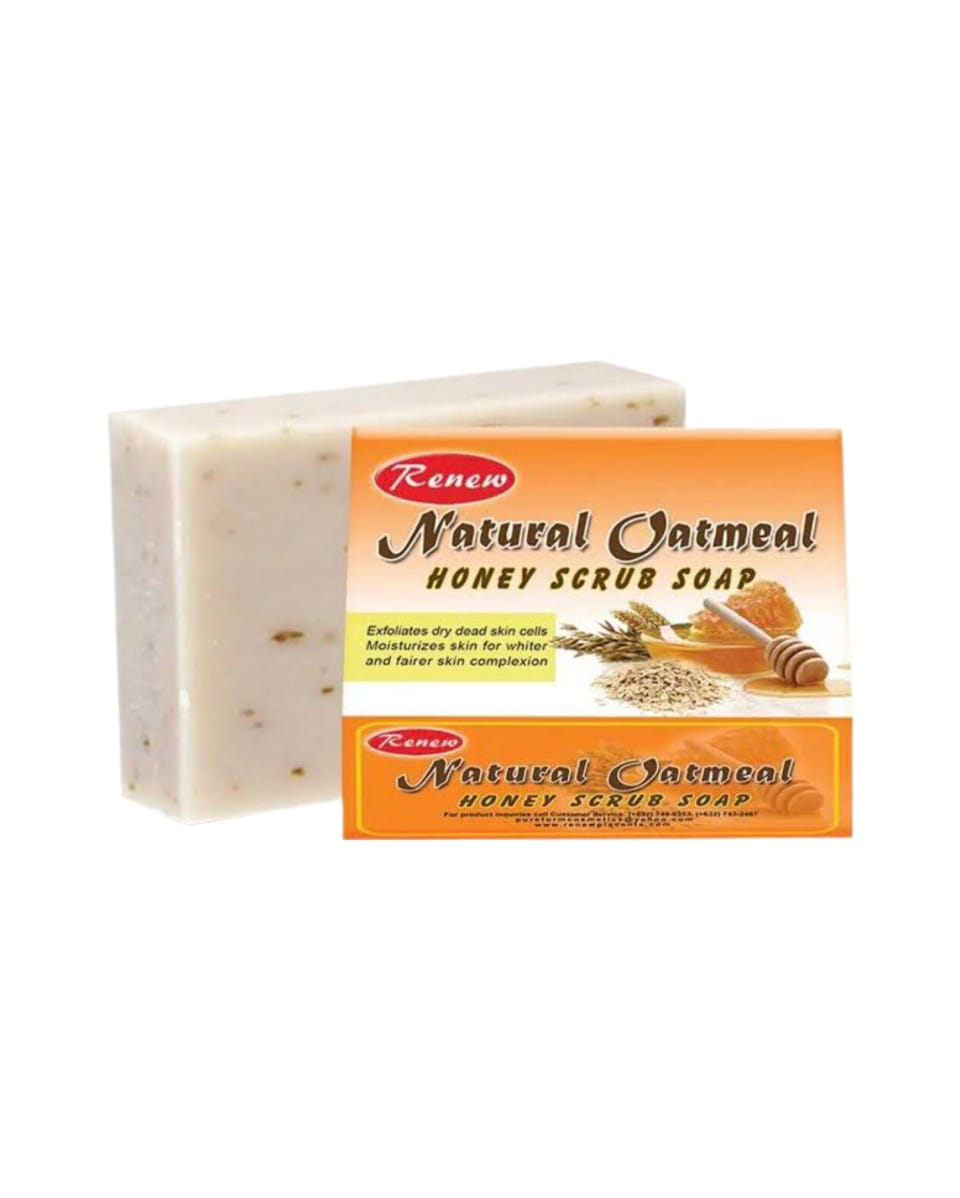 Renew Natural Oatmeal Honey Scrub Soap