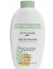 Byphasse Pleasure Nature Shower Gel Eucalyptus & Bergamot - 600 ml