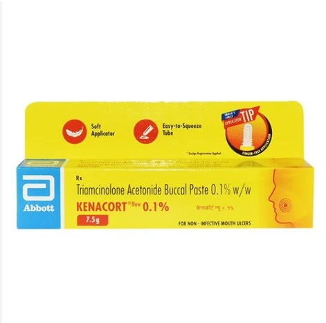 Kenacort 0.1% Oral Paste for mouth ulcers – SaffronSkins UAE