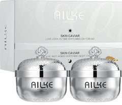 AILKE Whitening And Anti-Wrinkle Caviar Cream, For Face And Neck, With Retinol, Hyaluronic Acid,
