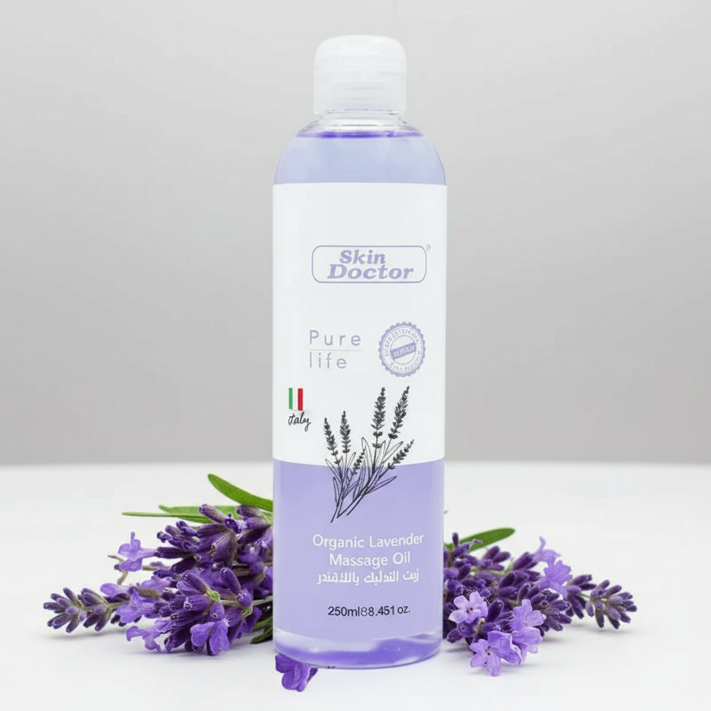 Skin doctor organic lavender massage oil