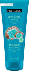 Freeman Anti-Stress Clay Facial Mask With Dead Sea Minerals, Balancing And Clearing Beauty Face Mask, 6 Oz