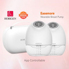 Horigen Easemore Wearable Breast Pump App Controllable With 180ml Bottle [Free Storage Bag]