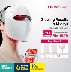 Ulike ReGlow LED Face Mask – 7-Color Light Therapy Device -Saffronskins Dubai