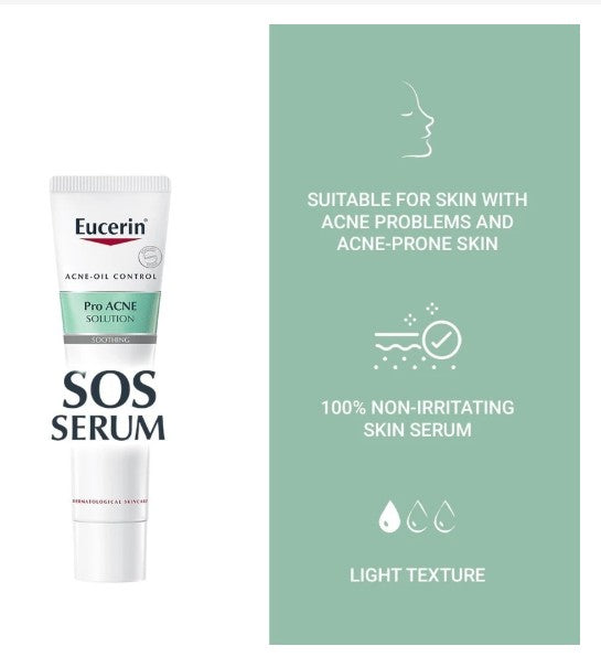 SOS Spot Treatment Serum by Eucerin – Acne Solution at SaffronSkins