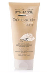 Byphasse Crème Confort Pieds-Monoi de Tahiti Urée et Glycérine-150 ml Glasses, Shiny Gold,