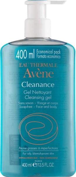 Avene Cleanance Soap-Less Cleansing Gel 400ml