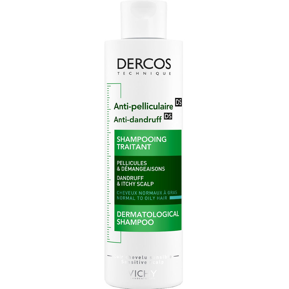 Vichy Dercos Antidandruff Normal - Oily Shampoo 400ml For The Price Of 200ml