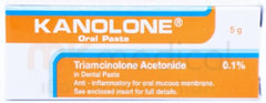 Kanolone Oral Dental Paste Triamcinolone Acetonide 0.1% 5g