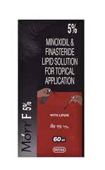 Morr F 5% - Bottle of 60ml Solution with Minoxidil and Finasteride Brand: Morr F