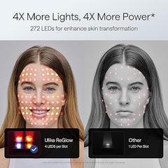 Ulike ReGlow LED Face Mask – 7-Color Light Therapy | Glowing Skin in 14 Days | Anti-Aging & Anti-Acne Beauty Device