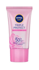 NIVEA Sun Triple Protect Extra Radiance Sunscreen SPF 50 w/ Bluelight Protection, 40ml