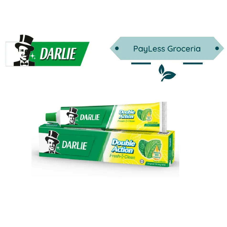 Darlie Double Action Toothpaste / Ubat Gigi Original Strong Mint 225g