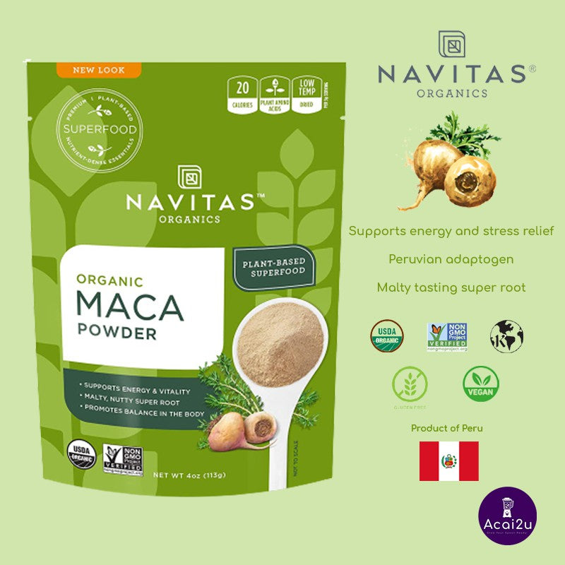 Navitas Organics, Organic Maca Powder 113g, Maca Root Peruvian Ginseng