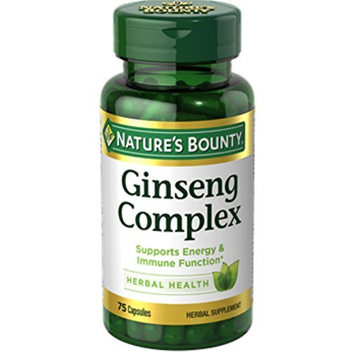 Ginseng Complex 75 capsules - supports health, energy, immune function