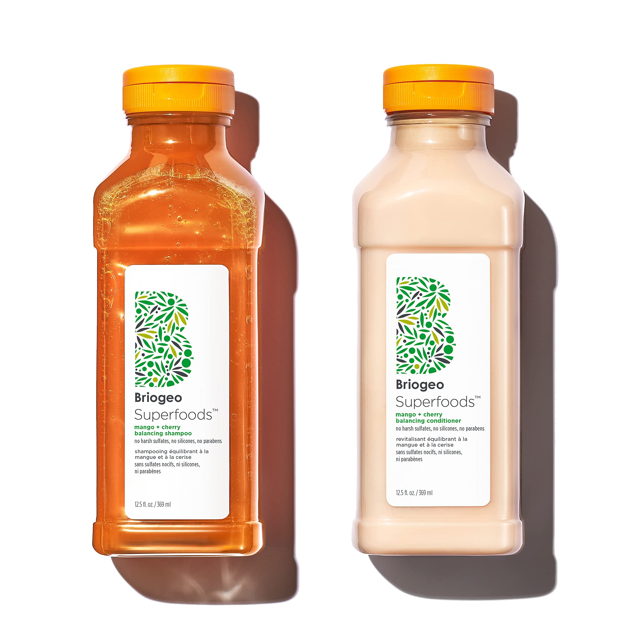 Briogeo Superfoods Mango + Cherry Oil Control & Balancing Shampoo/Conditioner