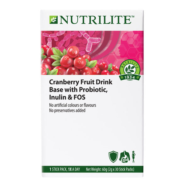 Amway Nutrilite Cranberry Fruit Drink Base With Probiotic, Inulin & FOS