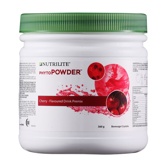 Amway Nutrilite PhytoPOWDER Cherry (Flavoured Drink Premix Canister (360g)